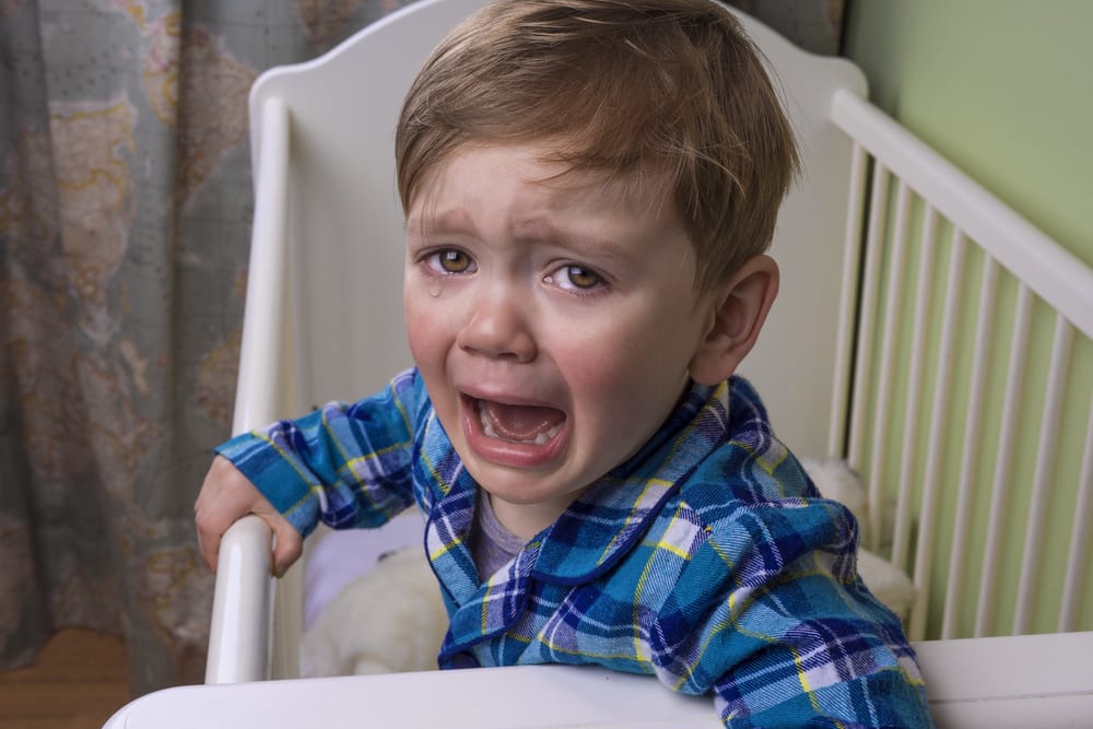 Crying Infant not sleeping in crib
