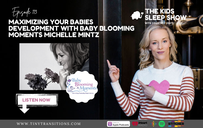 Episodio 113: Maximizando el desarrollo de sus bebés con Baby Blooming Moments Michelle Mintz