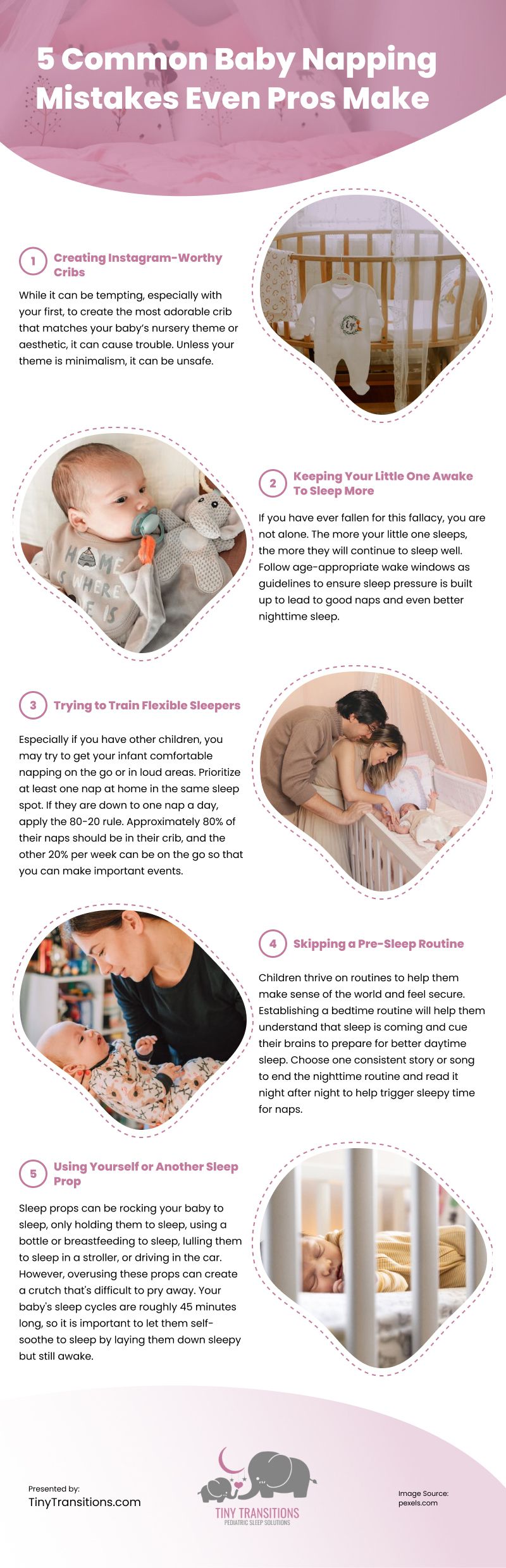 5 Common Baby Napping Mistakes Even Pros Make Infographic