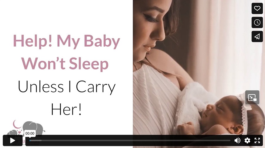 Help! My Baby Won’t Sleep Unless I Carry Her!