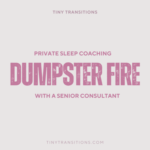 Dumpster Fire with a Sr. Baby & Toddler Sleep Coach - Copy