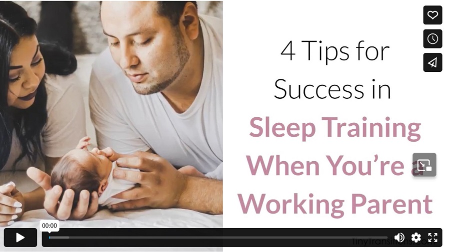 4 Tips for Success in Sleep Training When You’re a Working Parent