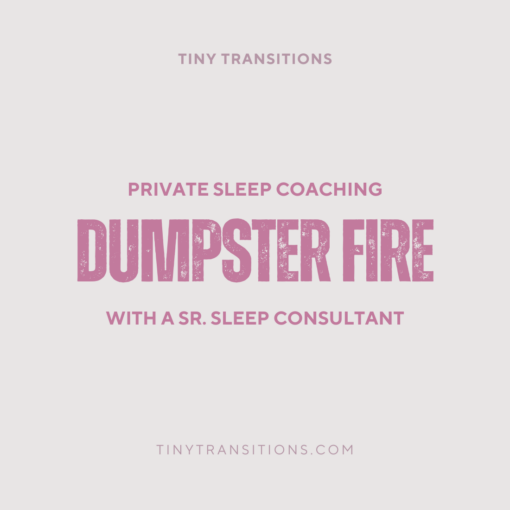 Dumpster Fire - Working with a Sr. Sleep Consultant